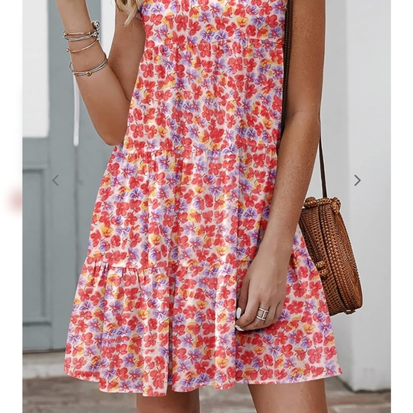 Kirundo Spring Dress Size Large Floral Colorful - Picture 15 of 15